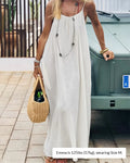 Solid Color Backless Cami Dress