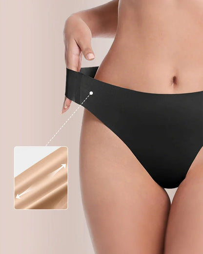 Seamless No-Show High-Cut Bikini Brief