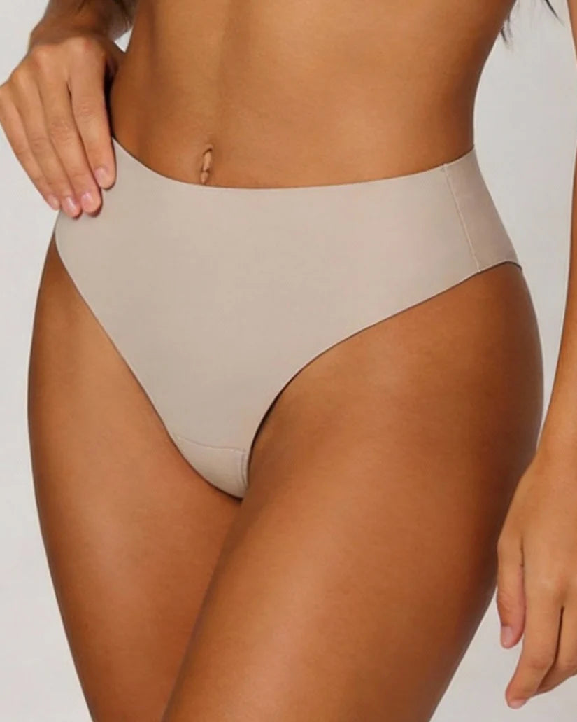 Seamless No-Show High-Cut Bikini Brief