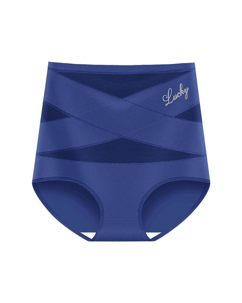 Crossover High-Waist Tummy Control Panties