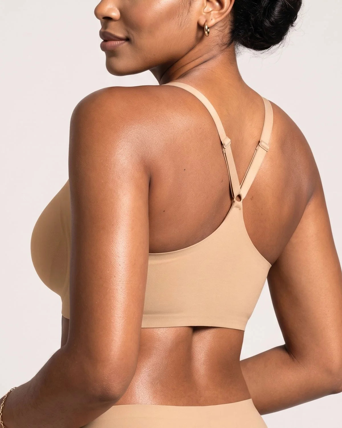 Front Closure Wireless Support Racerback Bra