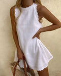 Coastal Escape Sleeveless Swing Dresses
