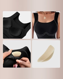 Curvvvy™ Women’s U-Neck Shapewear Tank with Built-In Bra