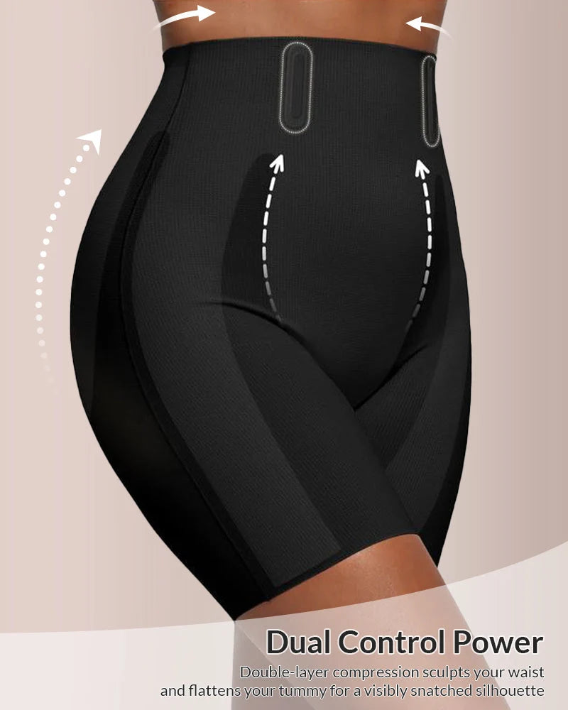 CurveFlex High-Waisted Seamless Shaper Shorts