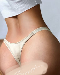 Curvvvy™ SparkleGlam – Seamless Leopard Print Bikini Thong