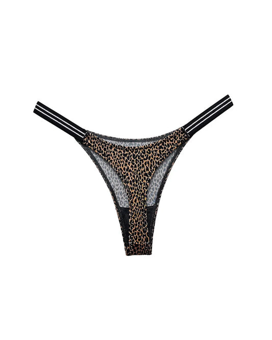SparkleGlam – Seamless Leopard Print Bikini Thong