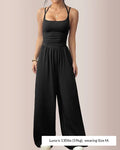 Curvvvy™ Women's Sleeveless Halter Jumpsuit