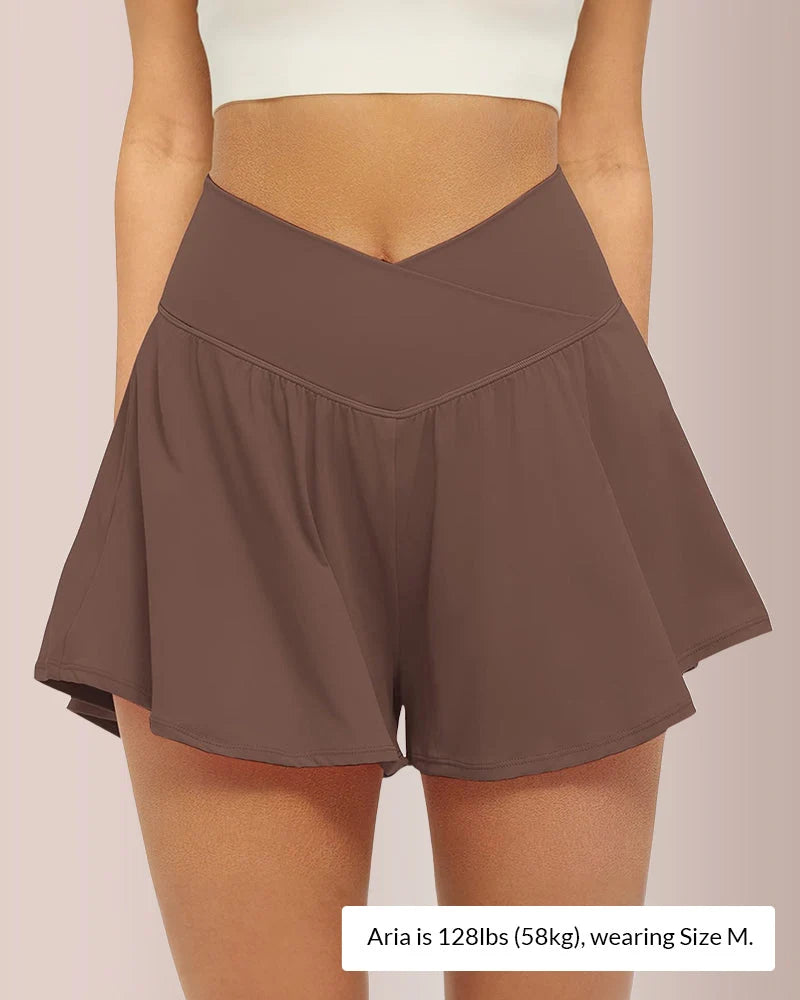 Flowy Crossover Athletic Skort