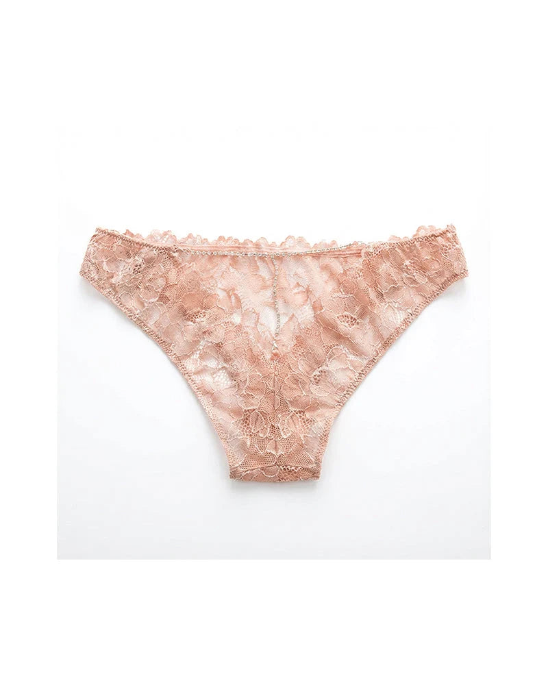 Women’s Butterfly Lace V-String Thong Panty