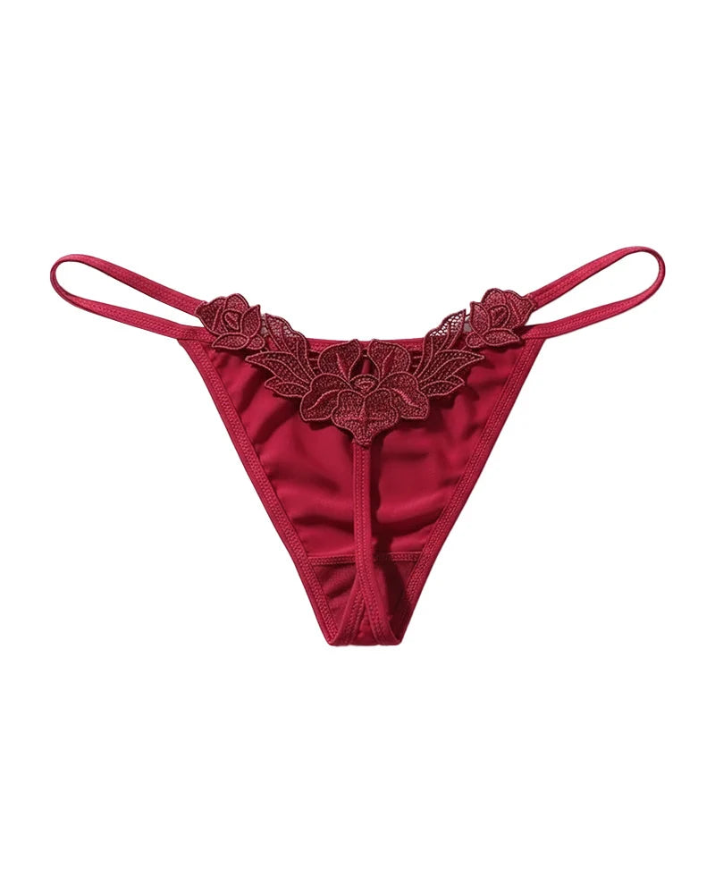 Butterfly Lace V-Cut Brief