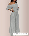 Curvvvy™ The Effortless Chill Off-Shoulder Lounge Set