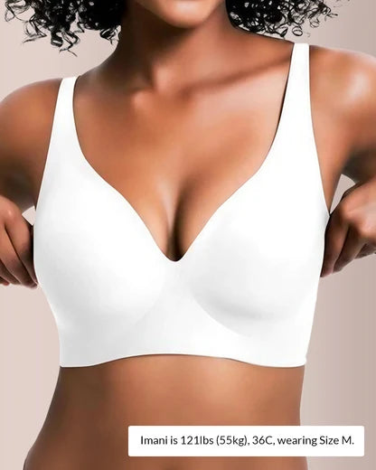 Curvvvy™ Deep V Lift Seamless Wireless Jelly Bra