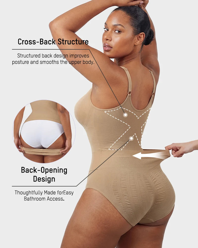 Easyslide™ Deep V Camisole Bodysuit Shapewear