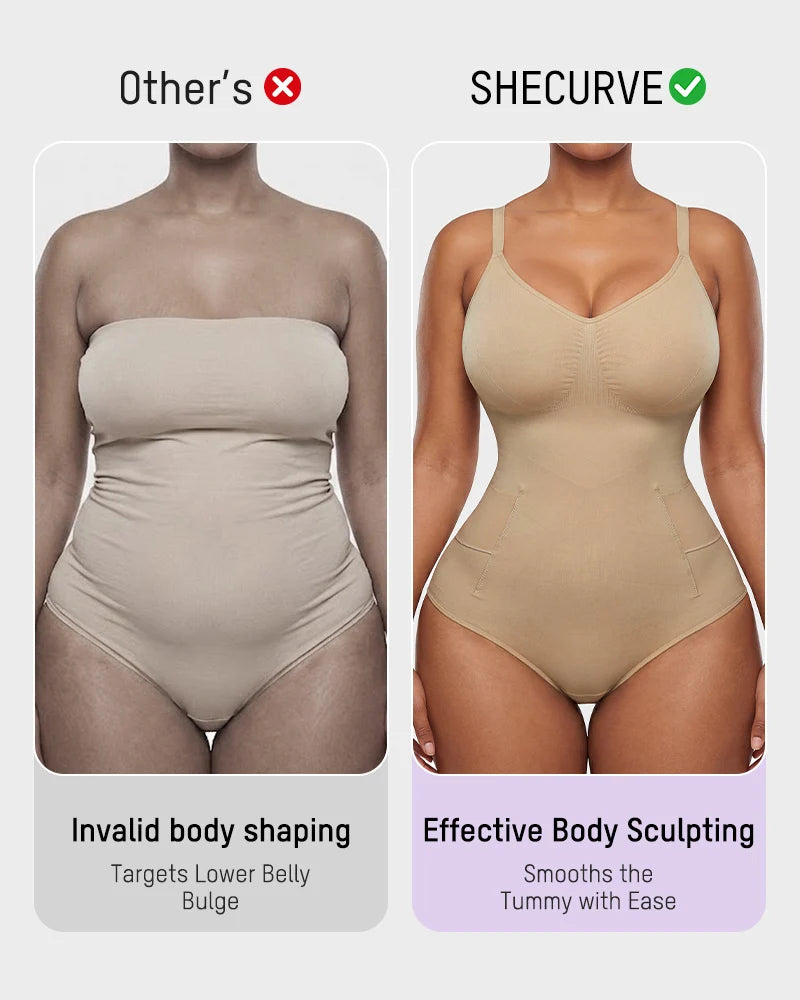 Easyslide™ Deep V Camisole Bodysuit Shapewear
