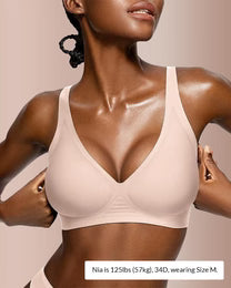 Curvvvy™ Deep V Lift Seamless Jelly Bra