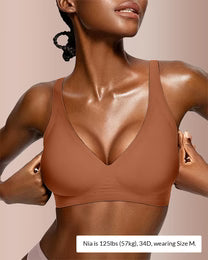 Curvvvy™ Deep V Lift Seamless Jelly Bra