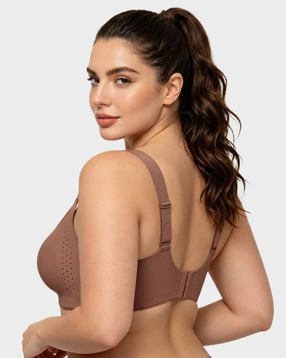 Piano Clasp 6-Level Adjustable Wireless Minimizer Bra