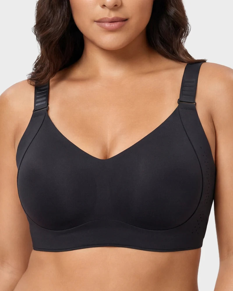 Piano Clasp™ V-Neck Wireless Minimizer Bra