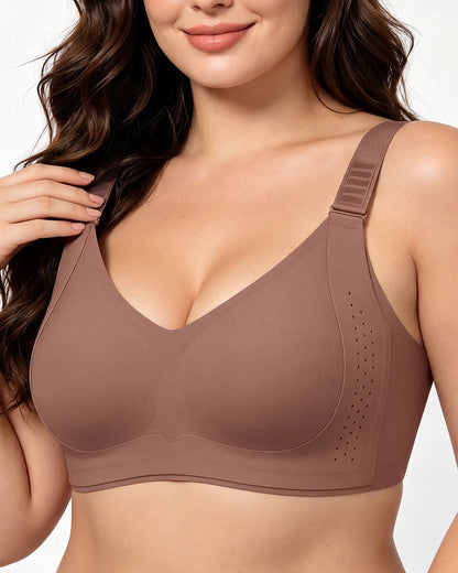 Piano Clasp 6-Level Adjustable Wireless Minimizer Bra