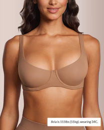 Curvvvy™ Underwire Support Seamless Balconette Bra