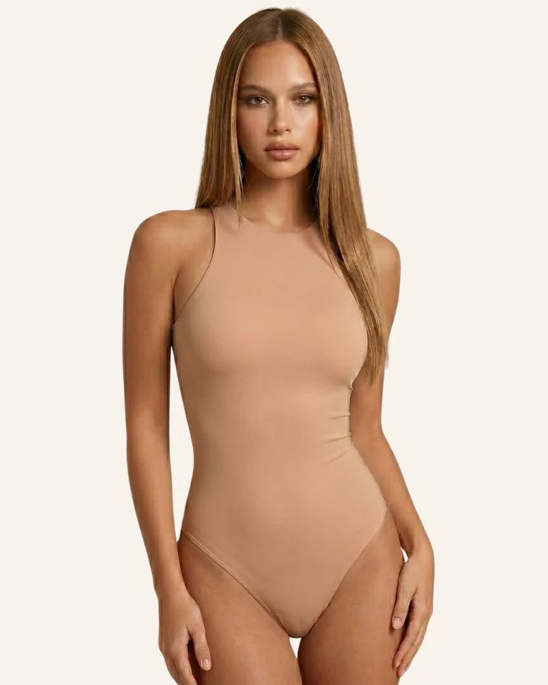 Seamless Crew Neck Sculpting Bodysuit Shapewear