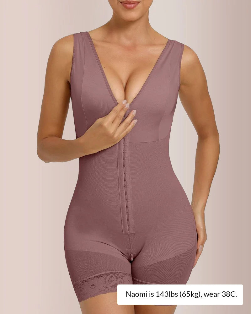 Zipper & Hook Body Shaper