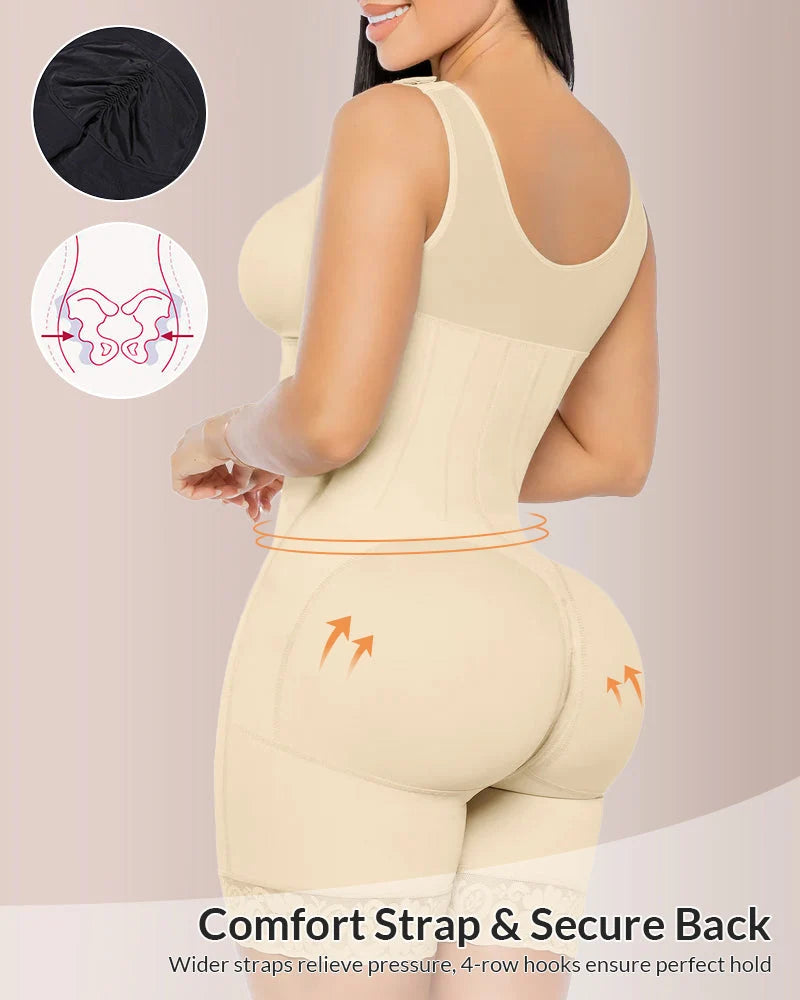 Zipper & Hook Body Shaper