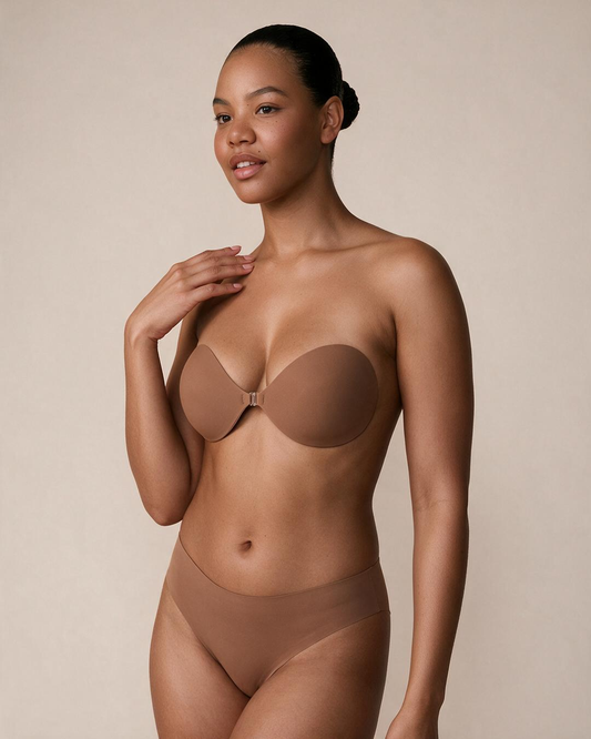 Women’s Front-Clasp Adhesive Backless Bra