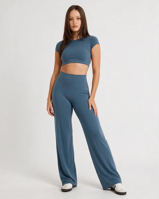 High Waist Wide Leg Yoga Pants
