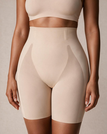 CurveFlex High-Waisted Seamless Shaper Shorts