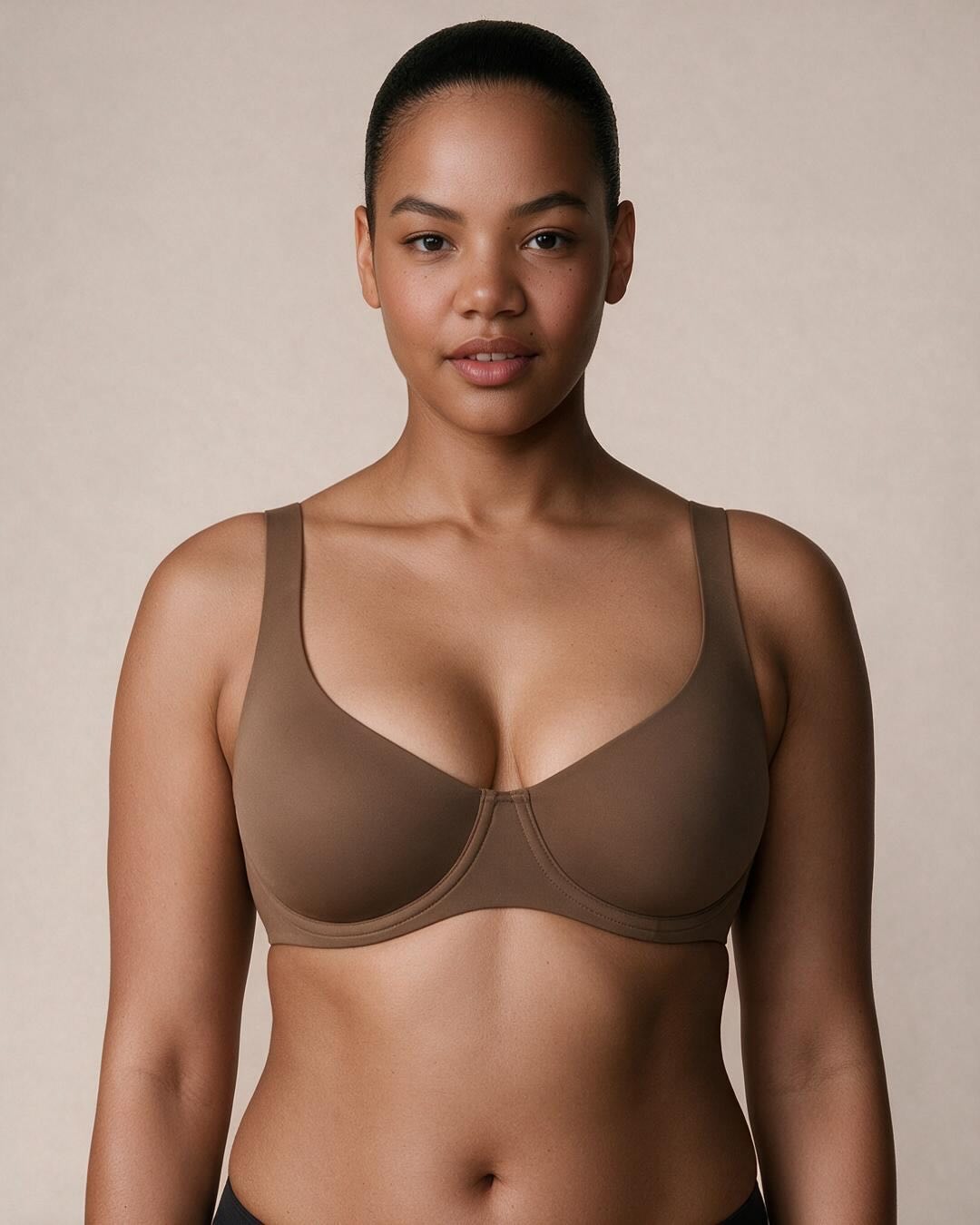Seamless Underwire Lift & Support Balconette Bra